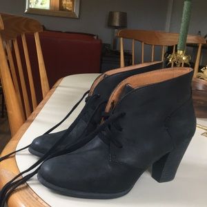 Clark’s Black Leather Booties